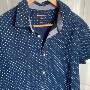 Michael Kors Men’s Casual Button Up XL Cotton